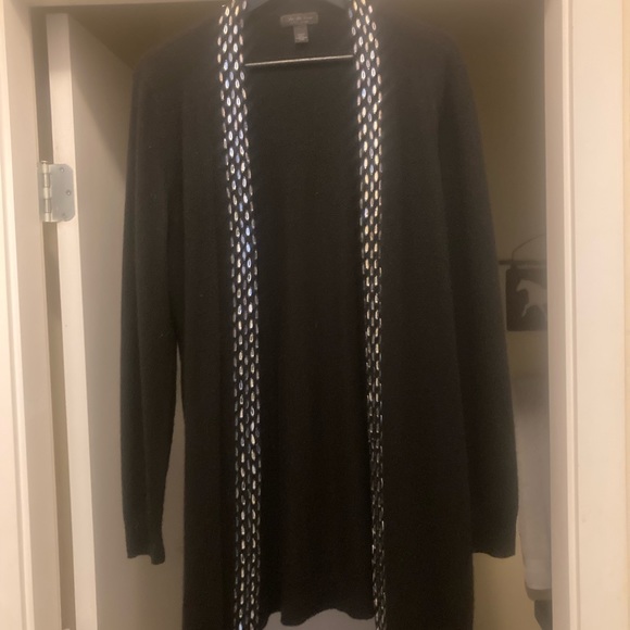 SAKSaks Fifth Avenue gorgeous Long cashmere cardigan! - Picture 7 of 7